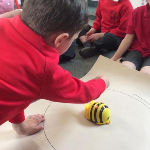 ICT-giving instructions (programming or creating an algorithm) and beebots!