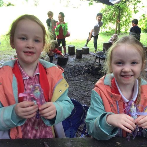 Summer term forest school session