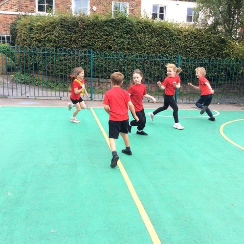 First PE Lesson - Running Fun!