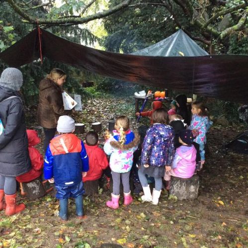 Forest school: Pumpkin Soup!