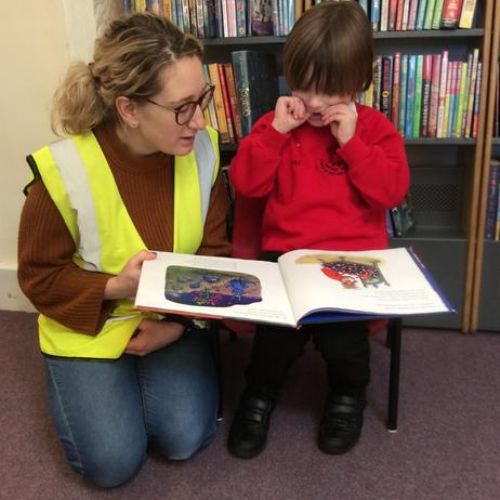 We visited the library to celebrate National Storytelling Week